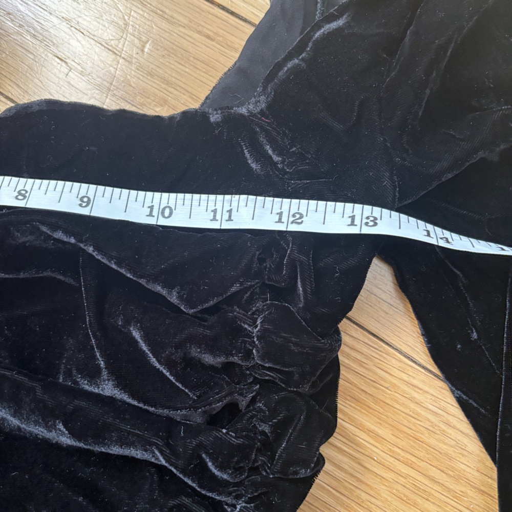 New With Tags Sezane Black Velvet Djoy Dress Dress - Size 34 - Picture 7 of 10